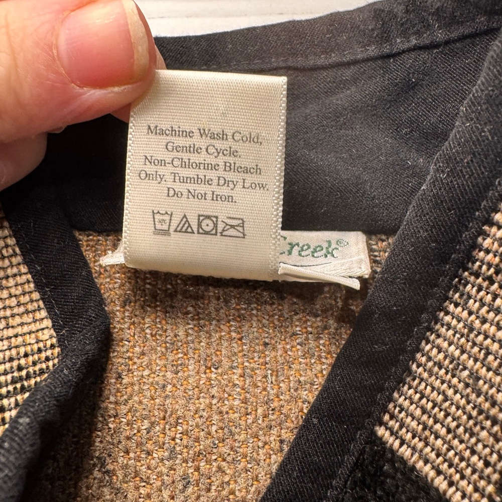 Coldwater Creek Patchwork Jacket Petite Medium Vi… - image 5